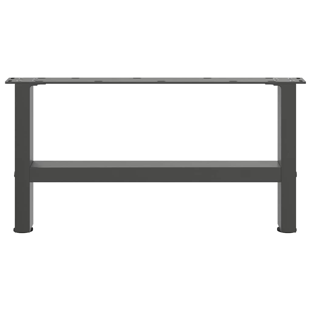 Salongbordben antrasitt 2 stk 60x(30-31) cm stål