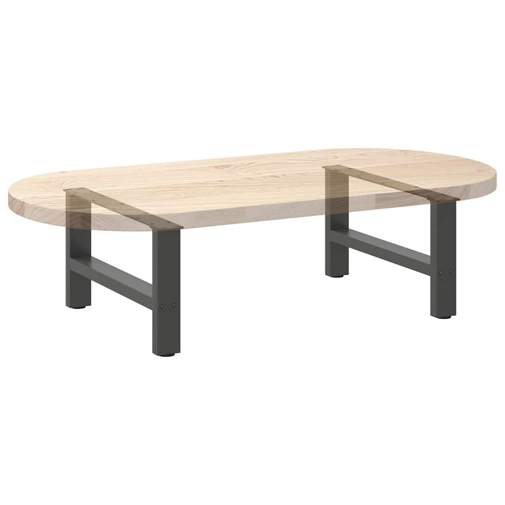 Salongbordben antrasitt 2 stk 60x(30-31) cm stål