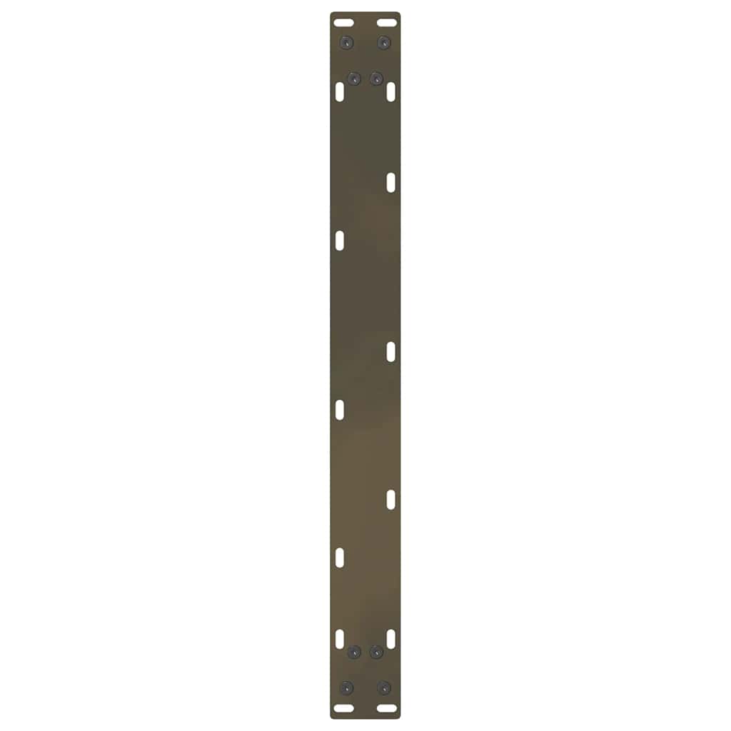 Salongbordben naturstål 2 stk 70x(30-31) cm stål