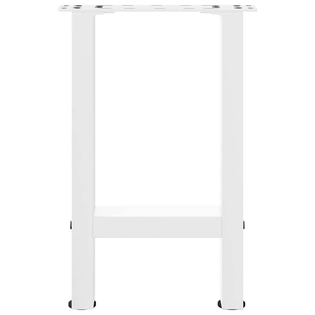 Salongbordben hvite 2 stk 28 x (42-43) cm stål