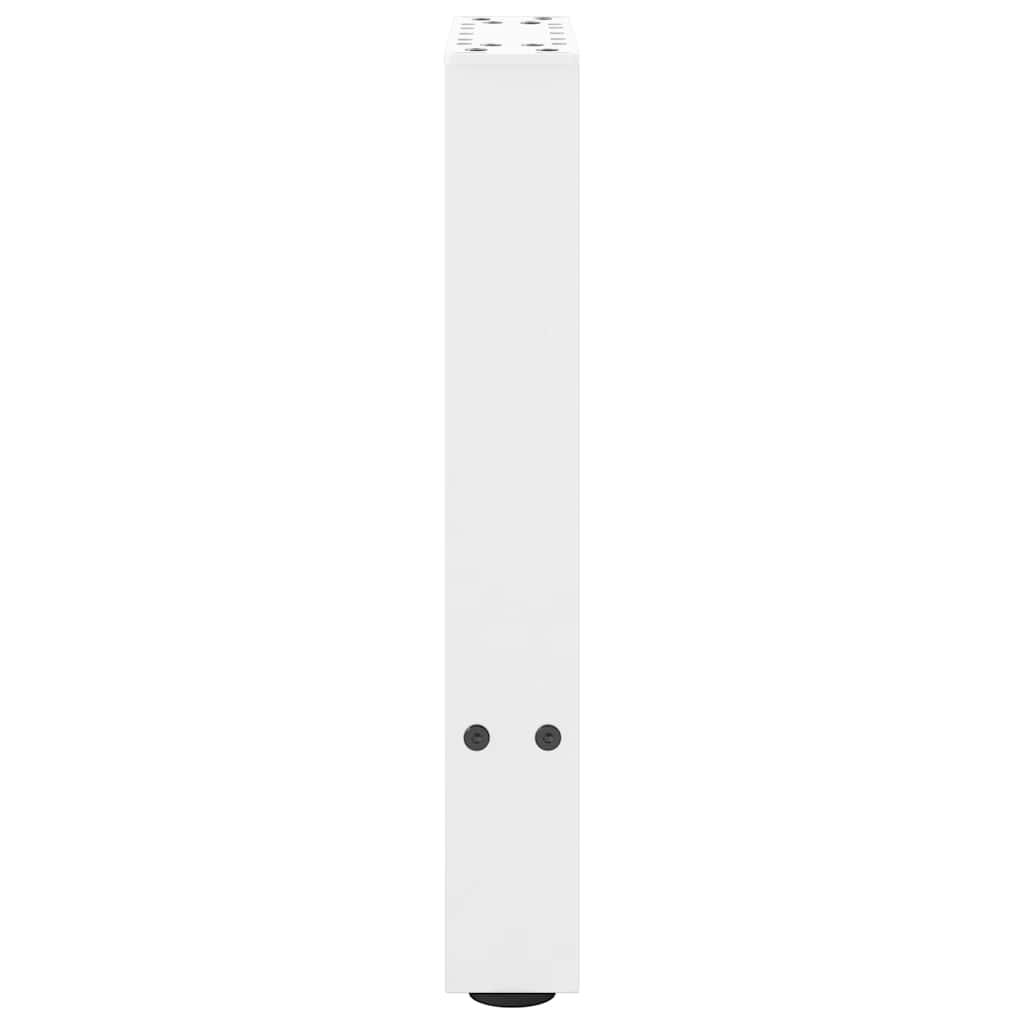 Salongbordben hvite 2 stk 28 x (42-43) cm stål