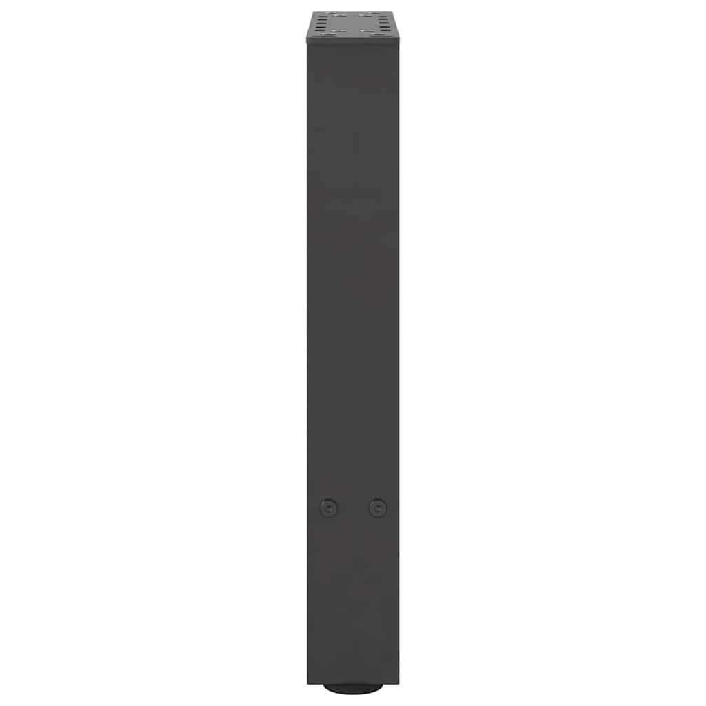 Salongbordben antrasitt 2 stk 28 x (42-43) cm stål