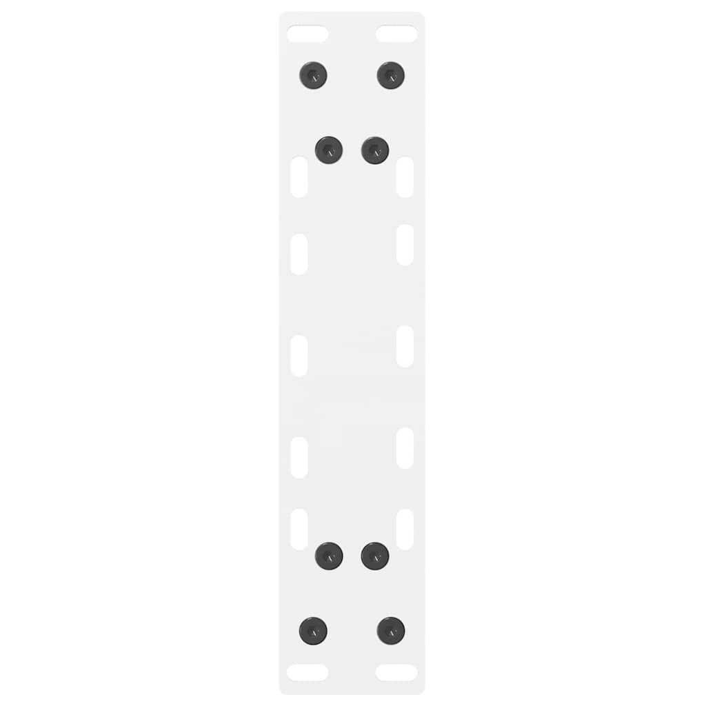 Salongbordben hvite 2 stk 38 x (42-43) cm stål