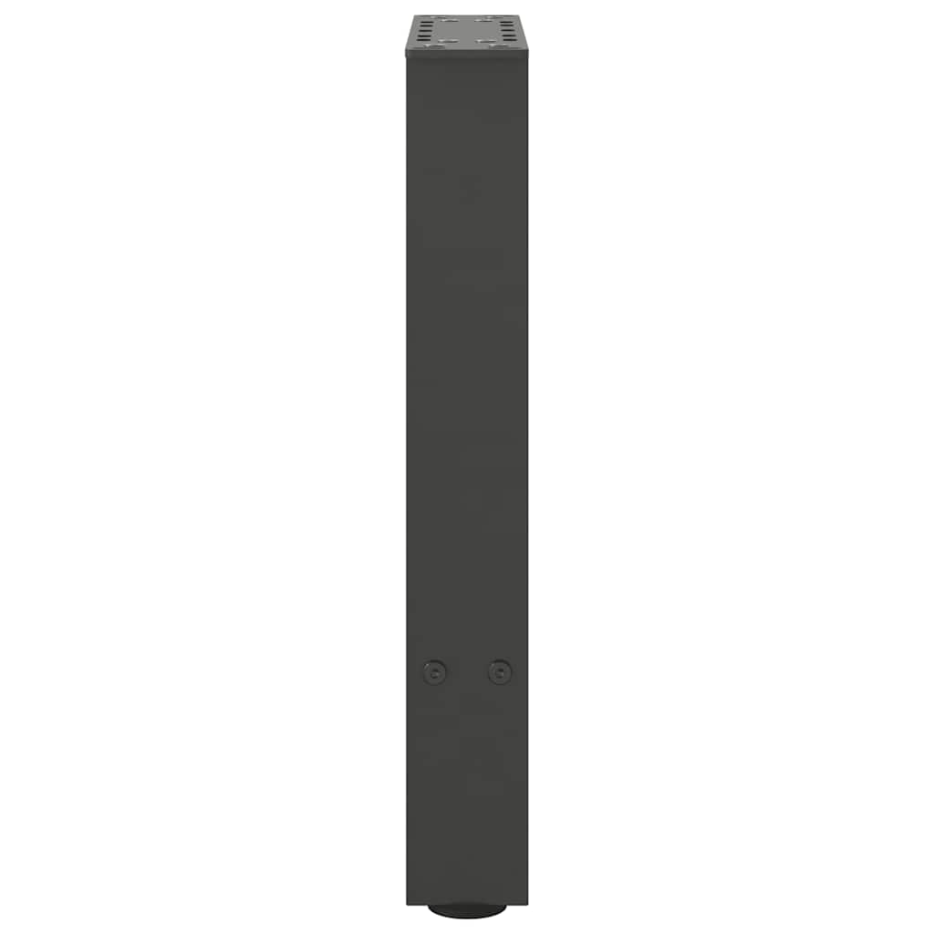 Salongbordben antrasitt 2 stk 38 x (42-43) cm stål