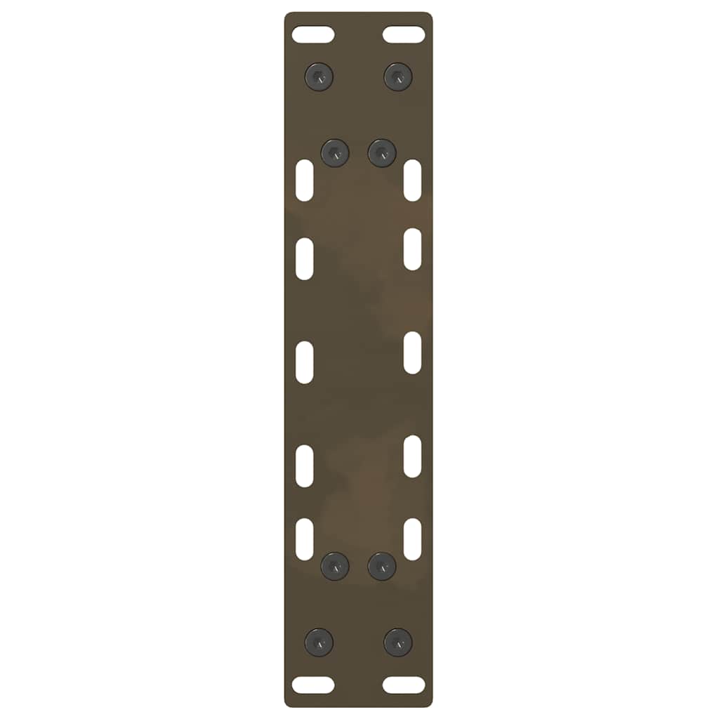 Salongbordben naturstål 2 stk 38 x (42-43) cm stål