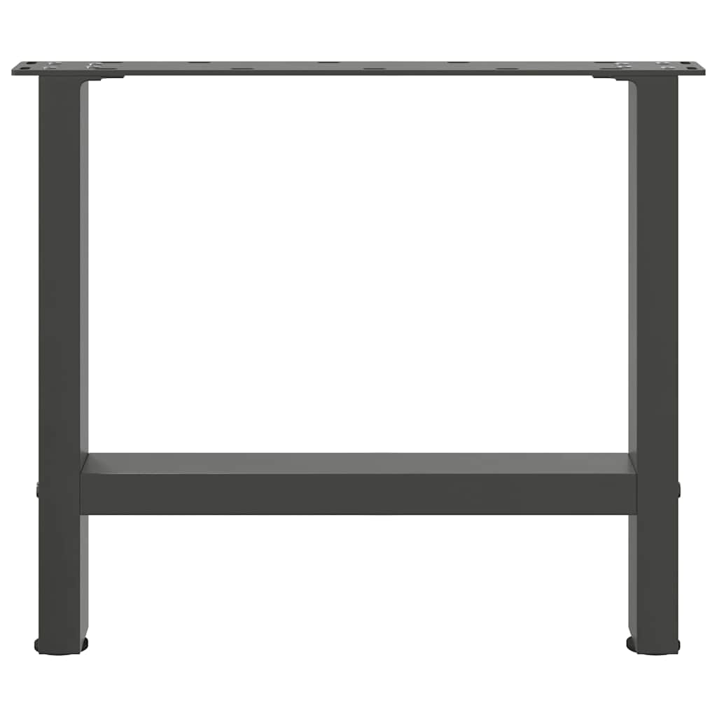 Salongbordben antrasitt 2 stk 60x(42-43) cm stål