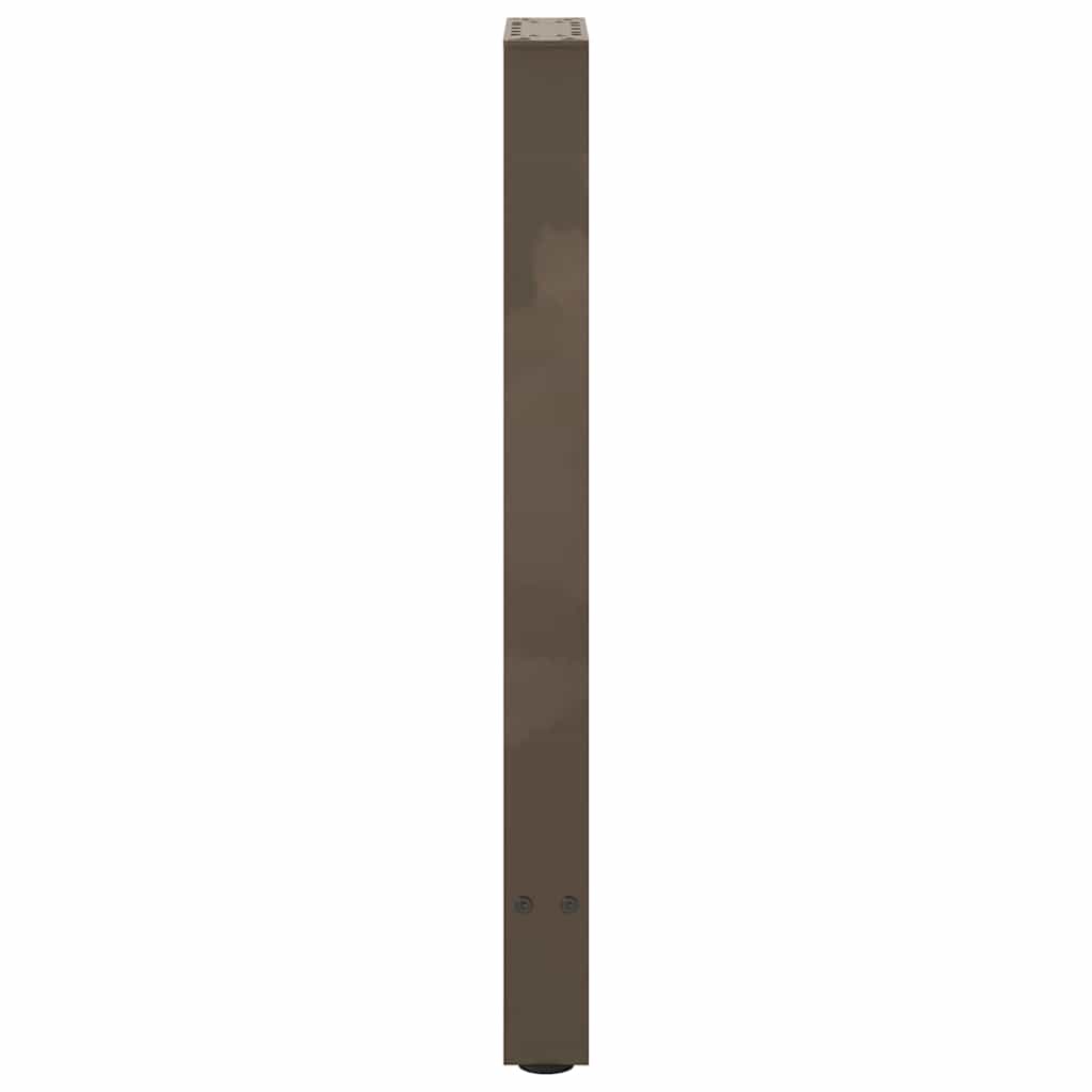 Konsollbordben naturstål 2 stk 38 x (72-73) cm stål
