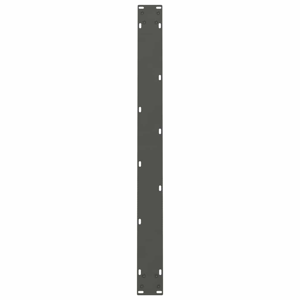 Spisebordben antrasitt 2 stk 100x(72-73) cm stål