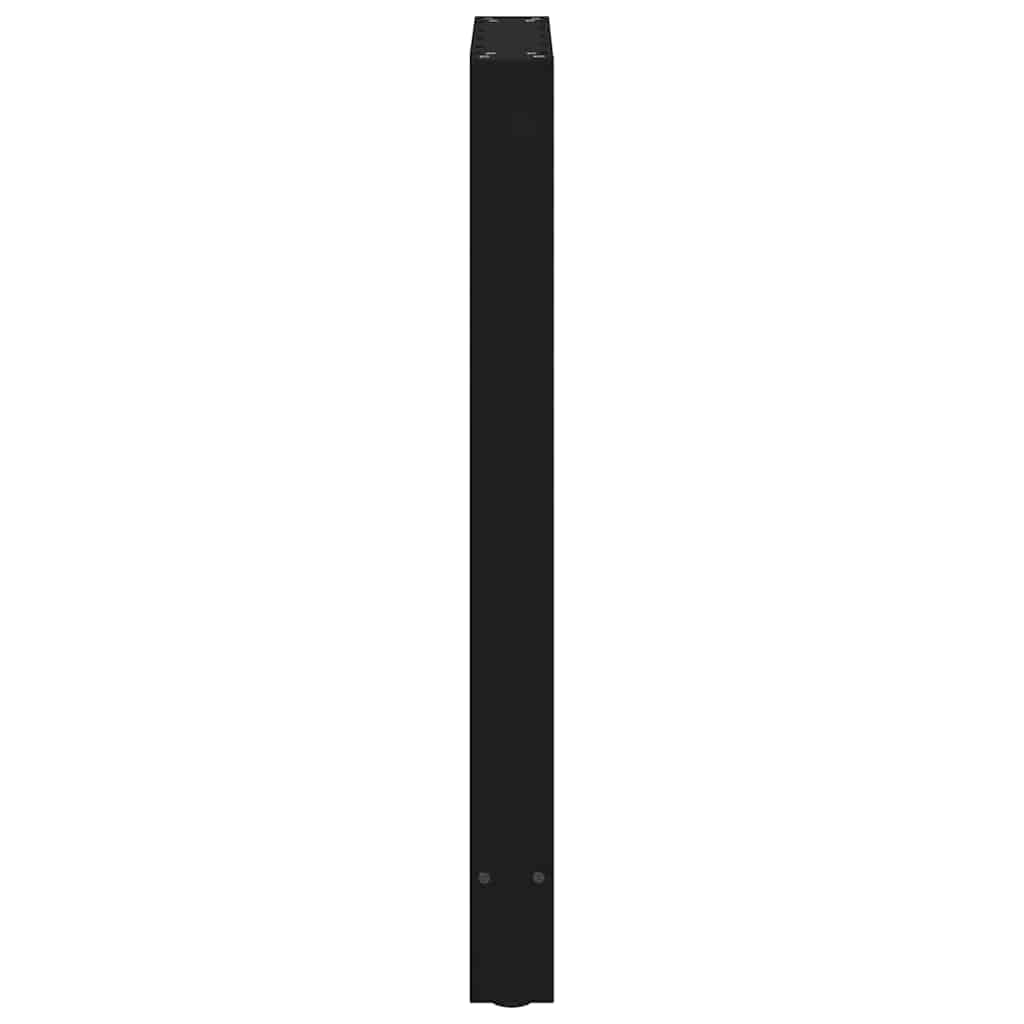 Barbordben svart 2 stk 40x(90-91) cm stål