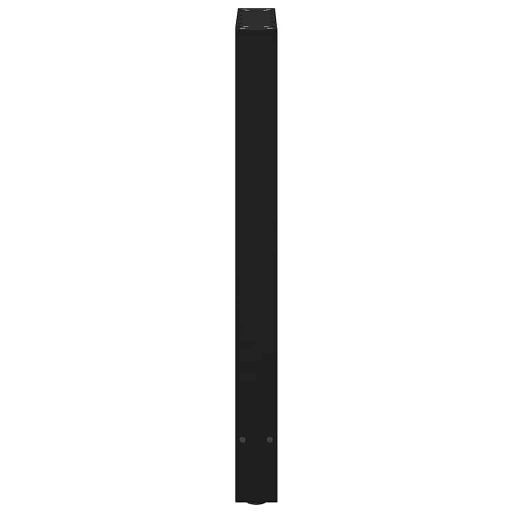 Barbordben svart 2 stk 50x(90-91) cm stål