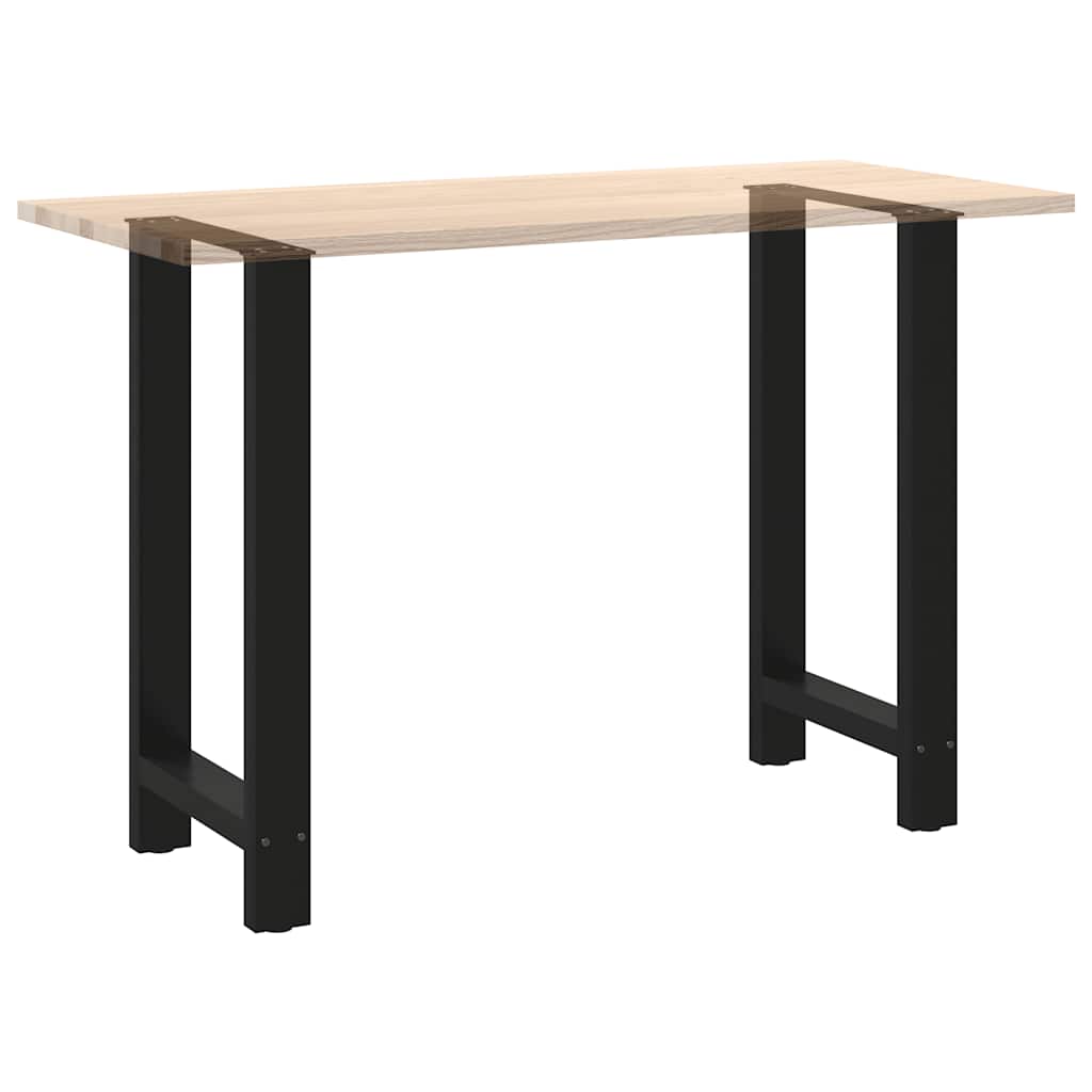 Barbordben svart 2 stk 50x(90-91) cm stål