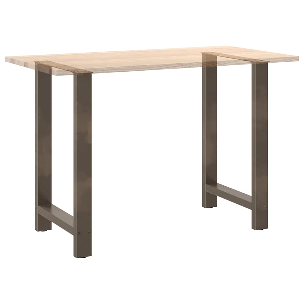 Barbordben naturstål 2 stk 60x(90-91) cm stål