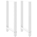 Barbordben hvite 2 stk 60x(100-101) cm stål