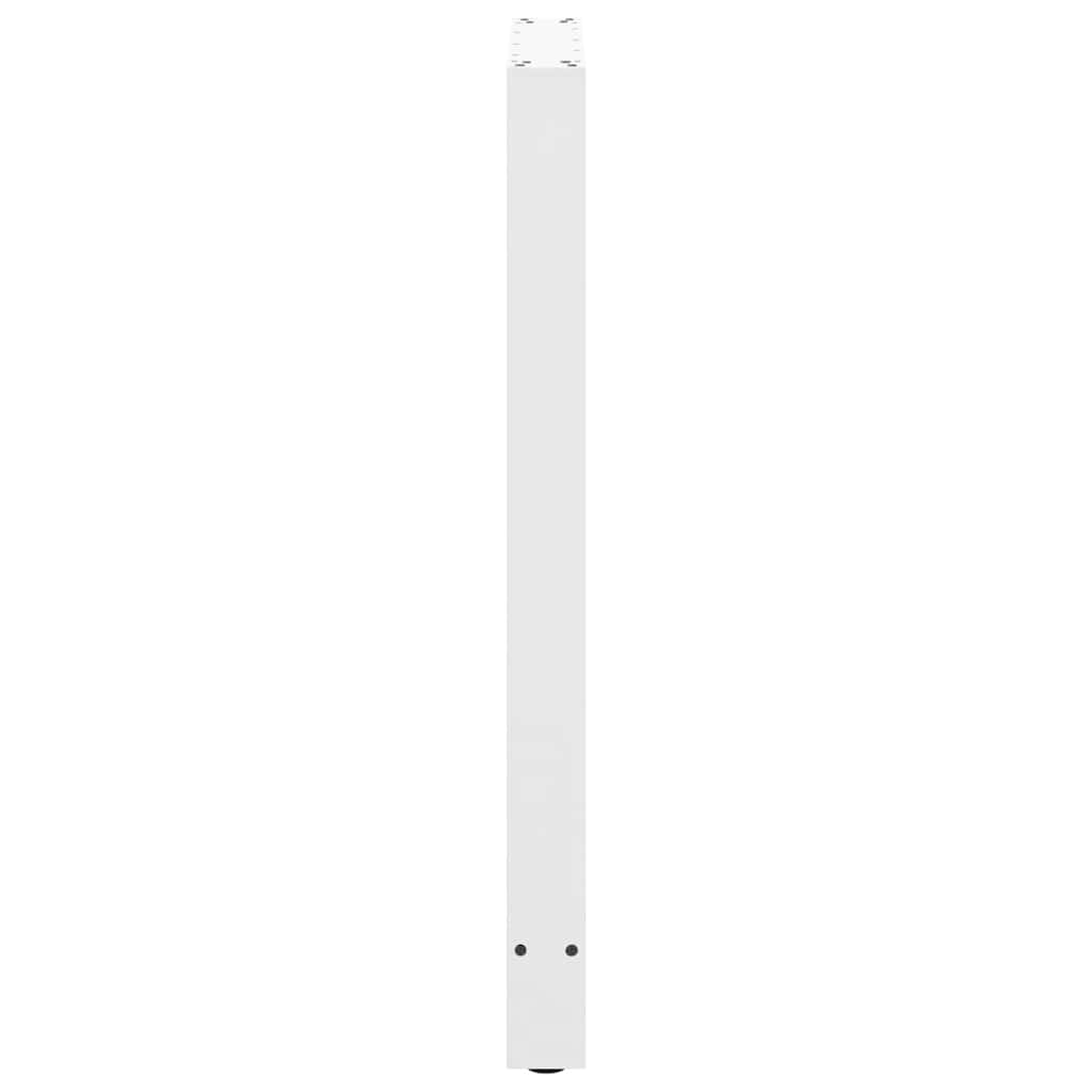 Barbordben hvite 2 stk 60x(100-101) cm stål