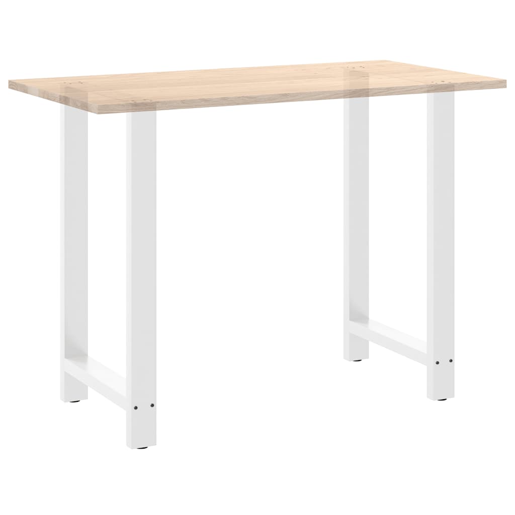 Barbordben hvite 2 stk 60x(100-101) cm stål