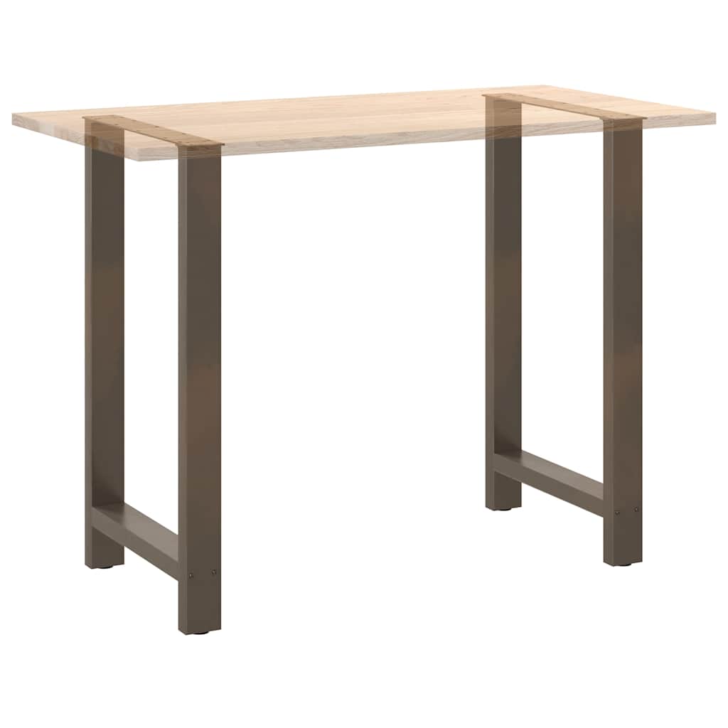 Barbordben naturstål 2 stk 60x(100-101) cm stål