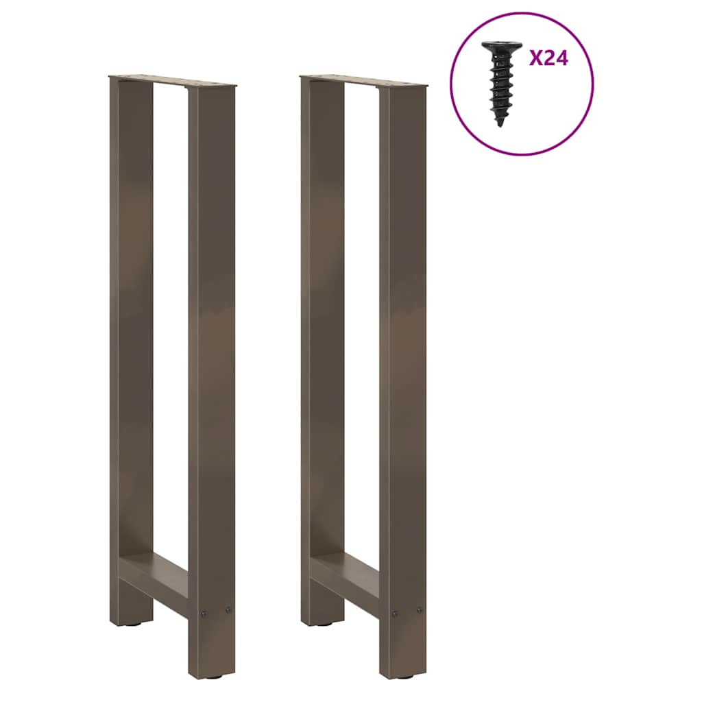 Barbordben naturstål 2 stk 50x(110-111) cm stål