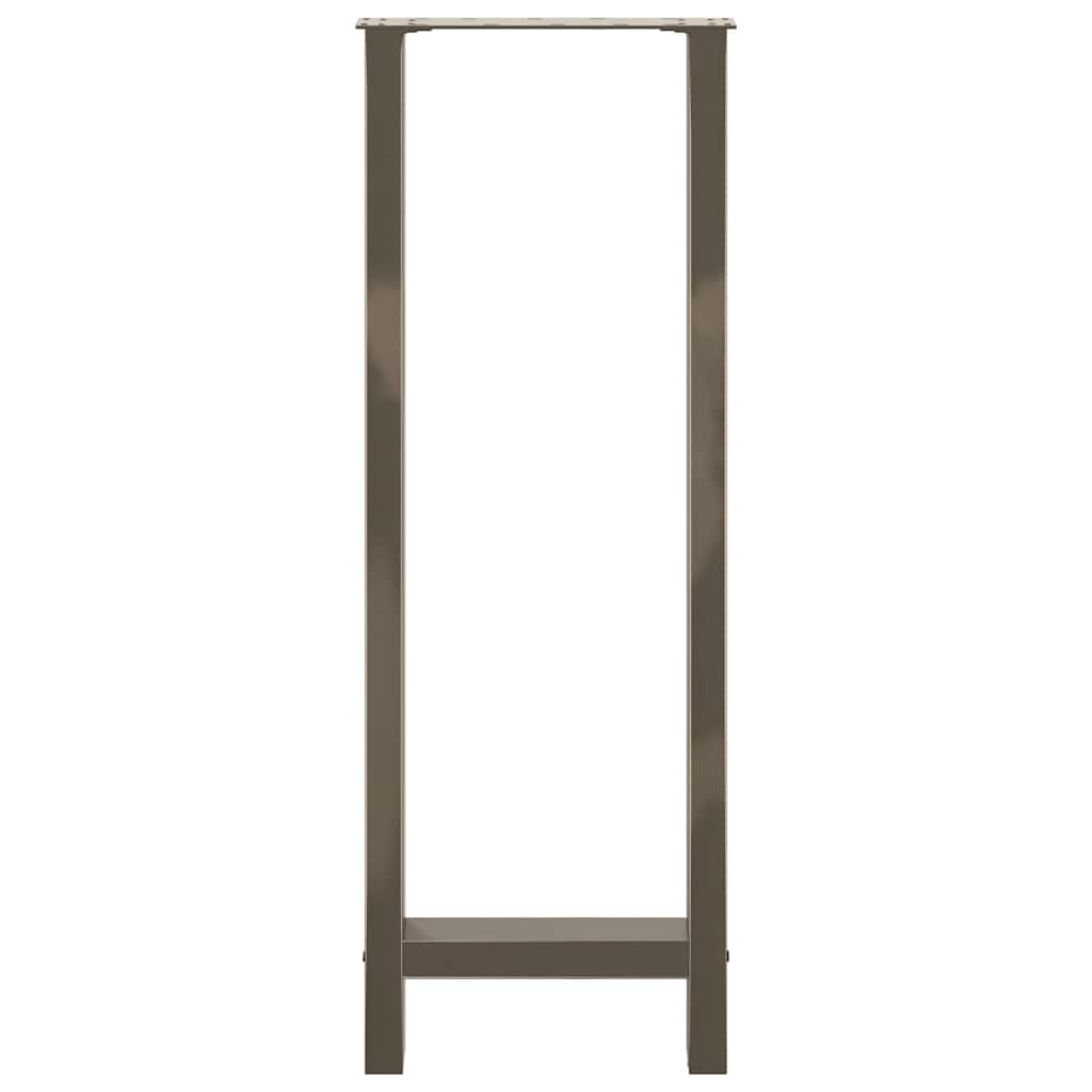 Barbordben naturstål 2 stk 50x(110-111) cm stål