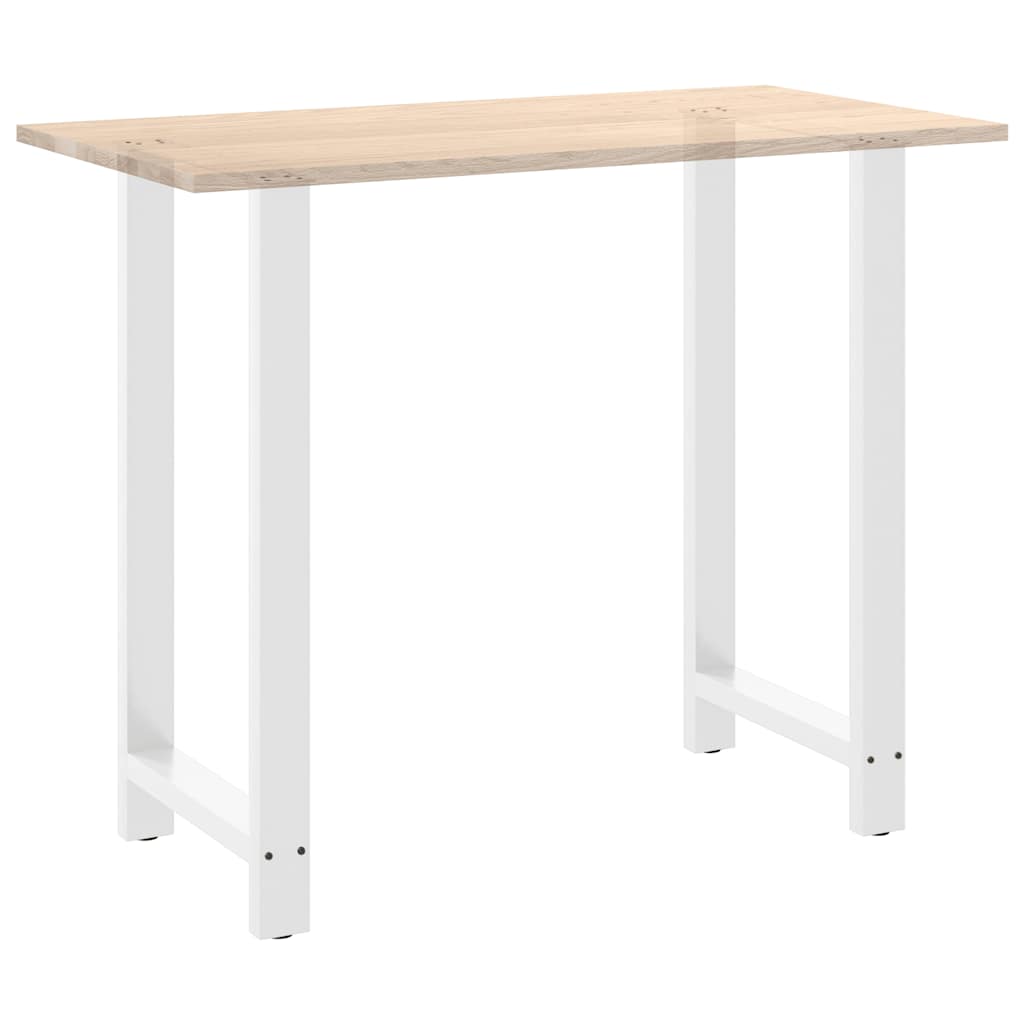 Barbordben hvite 2 stk 60x(110-111) cm stål