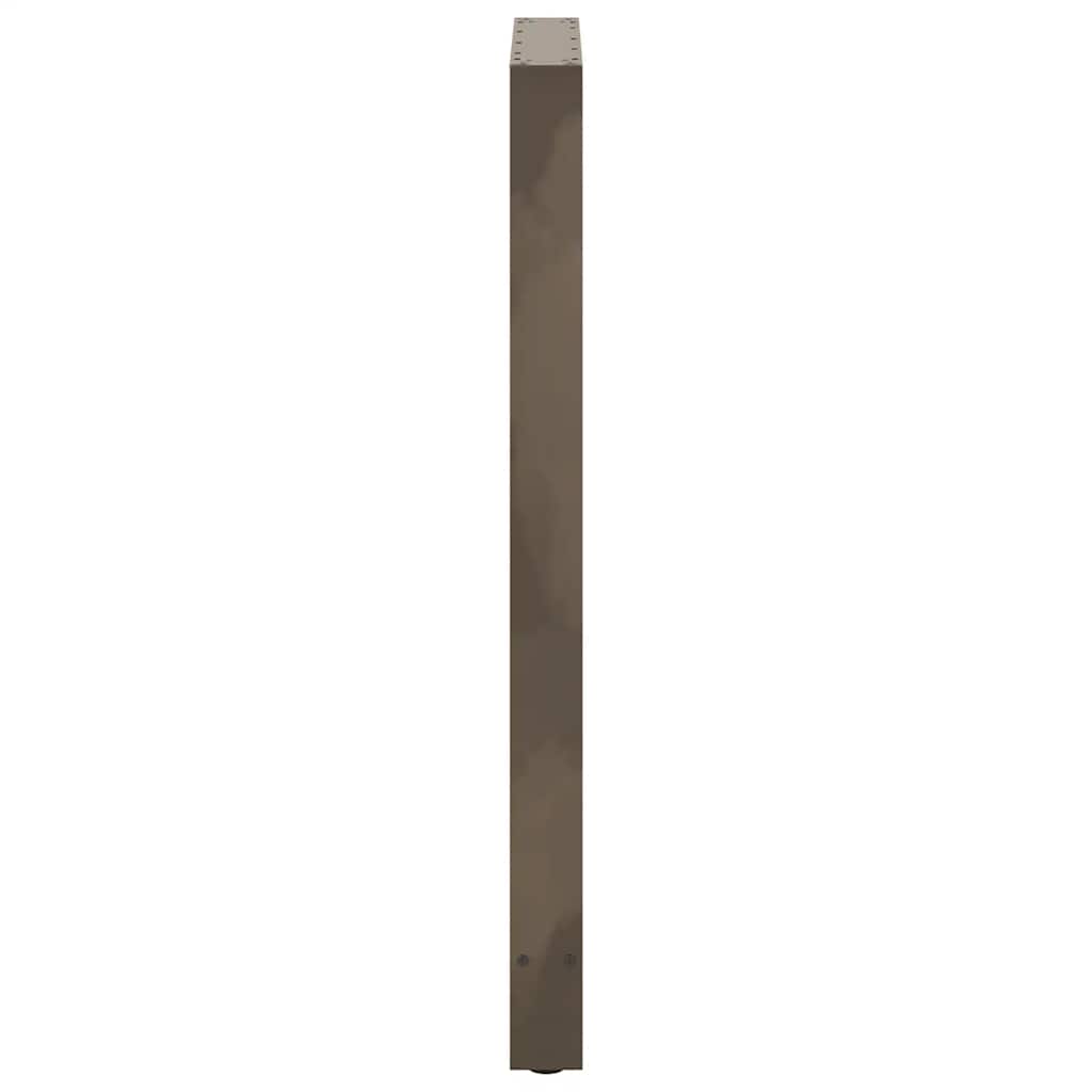 Barbordben naturstål 2 stk 60x(110-111) cm stål