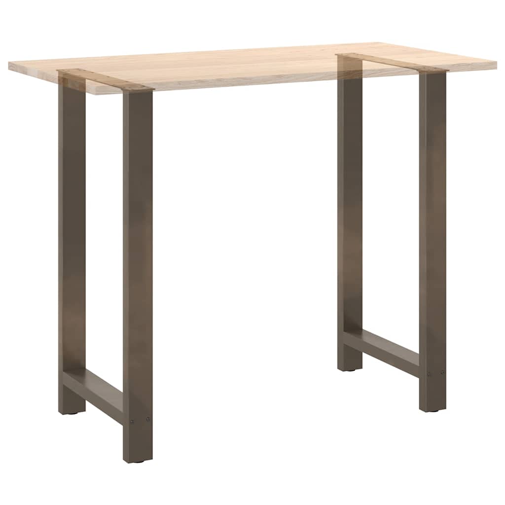 Barbordben naturstål 2 stk 60x(110-111) cm stål