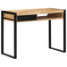 Skrivebord 100x50x75 cm grovt heltre mangotre vidaXL