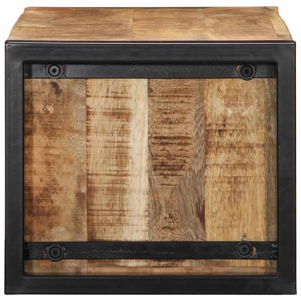 TV-benk 80x30x25 cm grovt heltre mangotre