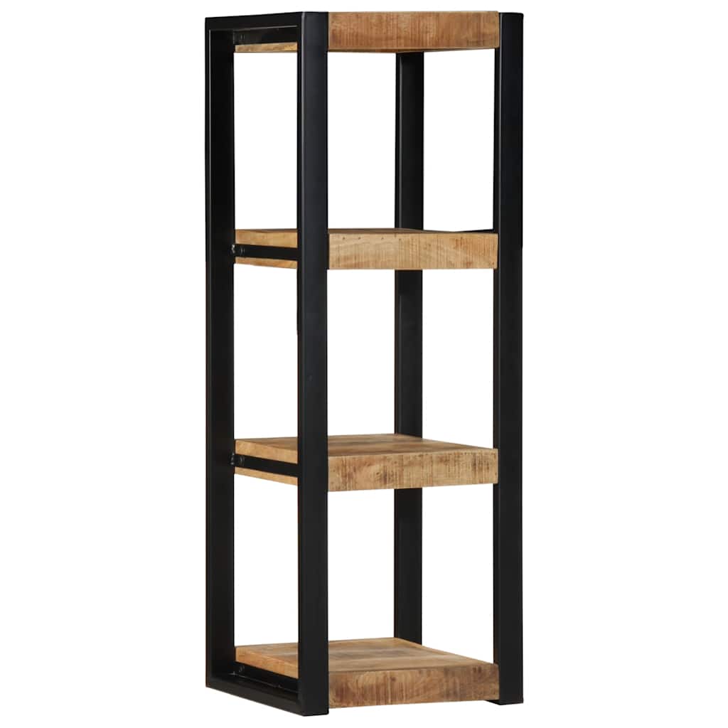Vegghylle 35x35x100 cm grovt heltre mangotre