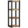 Vegghylle 35x35x100 cm grovt heltre mangotre