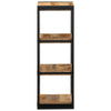 Vegghylle 35x35x100 cm grovt heltre mangotre