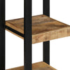 Vegghylle 35x35x100 cm grovt heltre mangotre