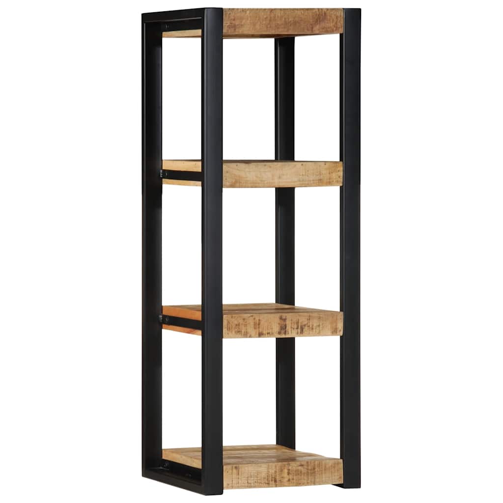 Vegghylle 35x35x100 cm grovt heltre mangotre
