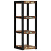 Vegghylle flerfarget 35x35x100 cm gjenvunnet heltre