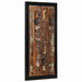 Knaggrekke flerfarget 40x2x80 cm gjenvunnet heltre