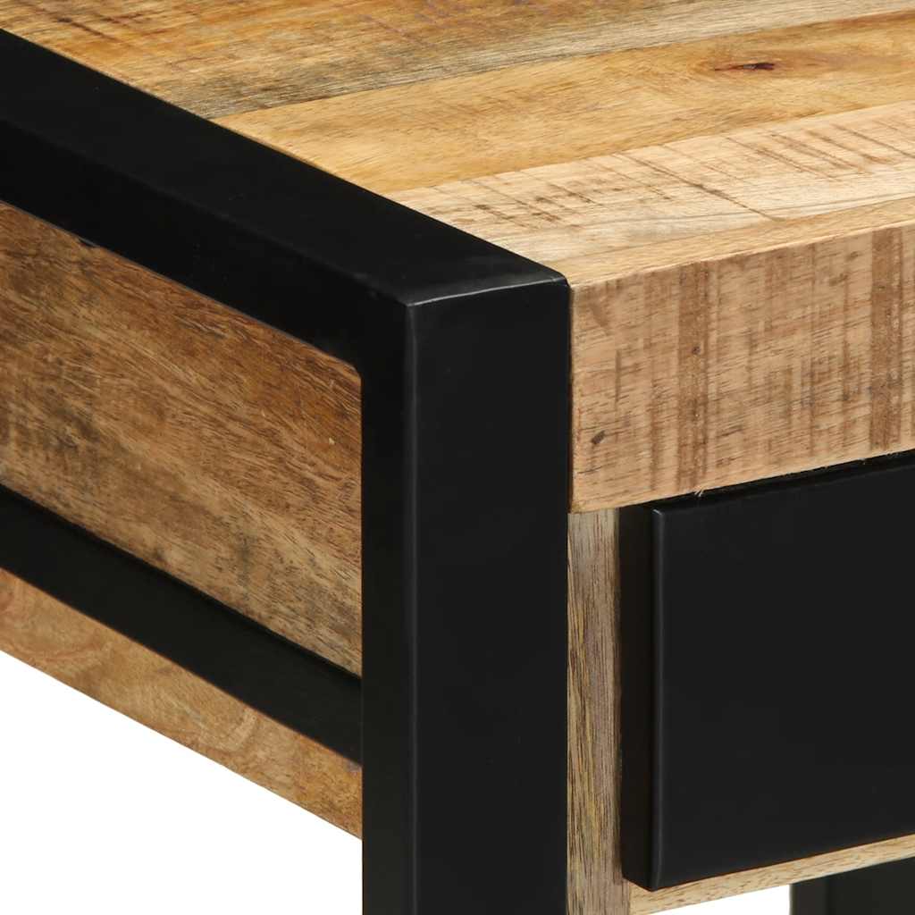 Sidebord 40x40x50 cm grovt heltre mango