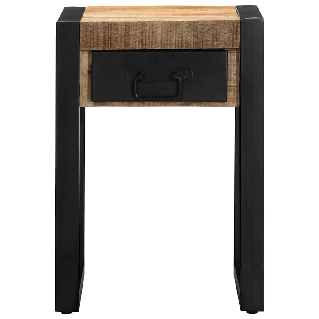 Sidebord 35x35x50 cm grovt heltre mango