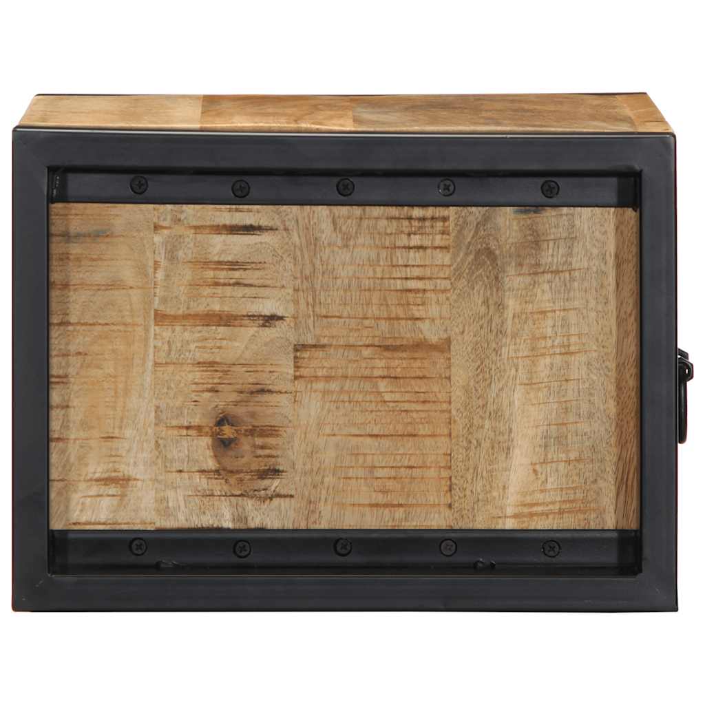 Nattbord 40x35x25 cm grovt heltre mangotre