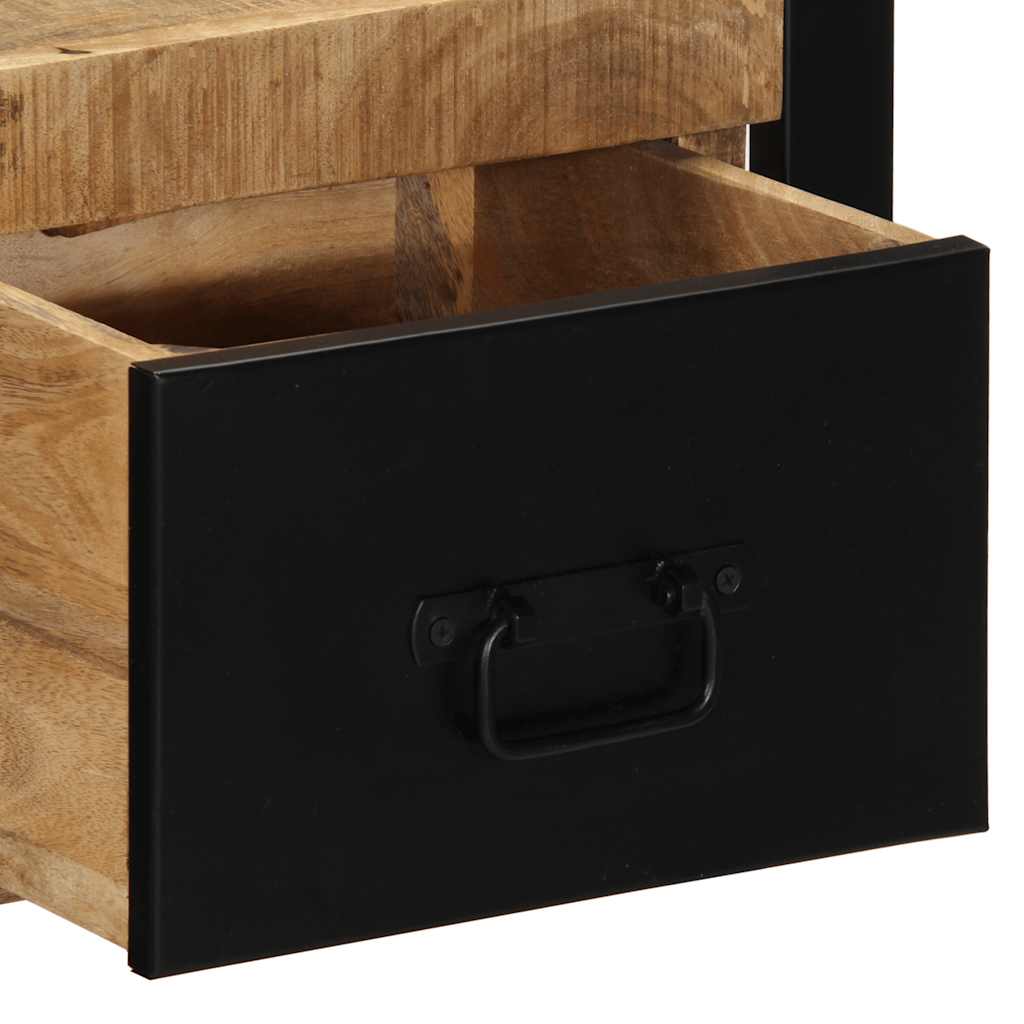 Nattbord 40x35x25 cm grovt heltre mangotre