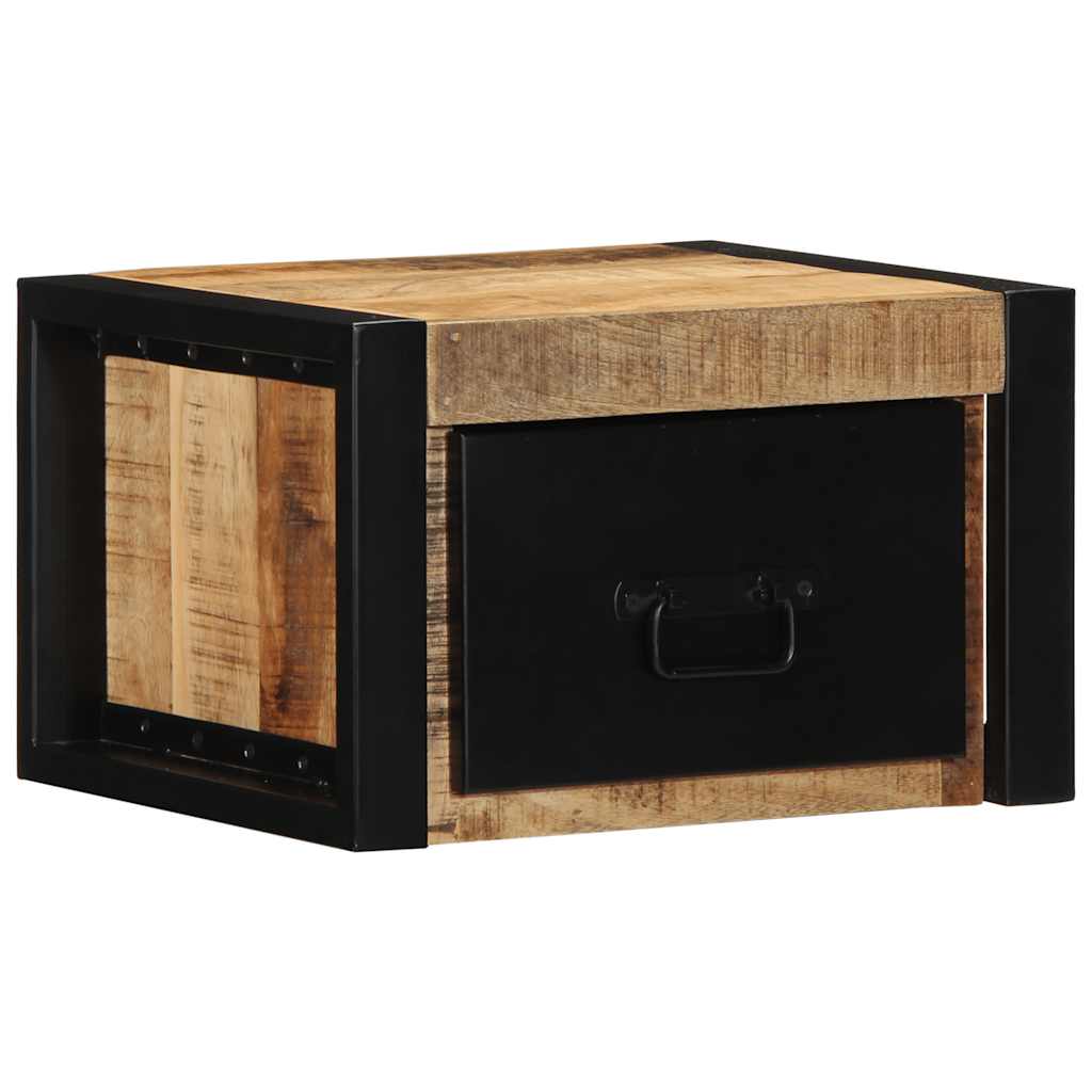 Nattbord 40x35x25 cm grovt heltre mangotre