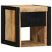 Nattbord 40x35x40 cm grovt heltre mangotre