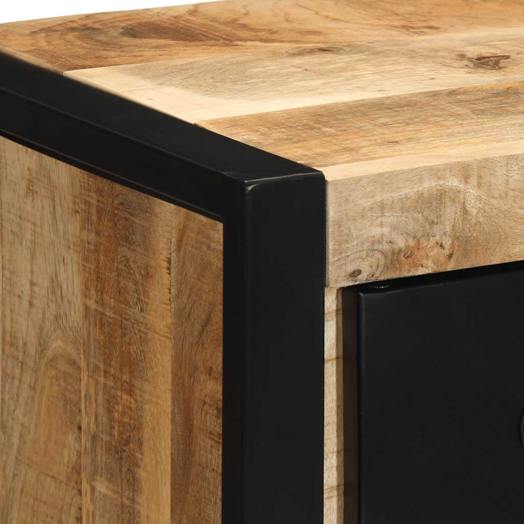 Nattbord 40x35x40 cm grovt heltre mangotre