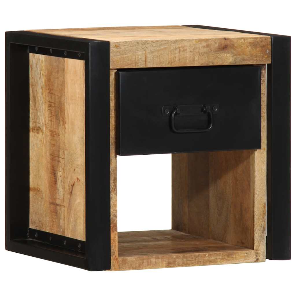 Nattskap 2 stk 40x35x40 cm grovt heltre mangotre