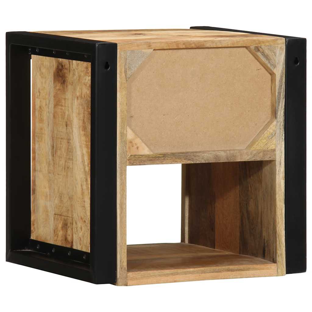 Nattskap 2 stk 40x35x40 cm grovt heltre mangotre