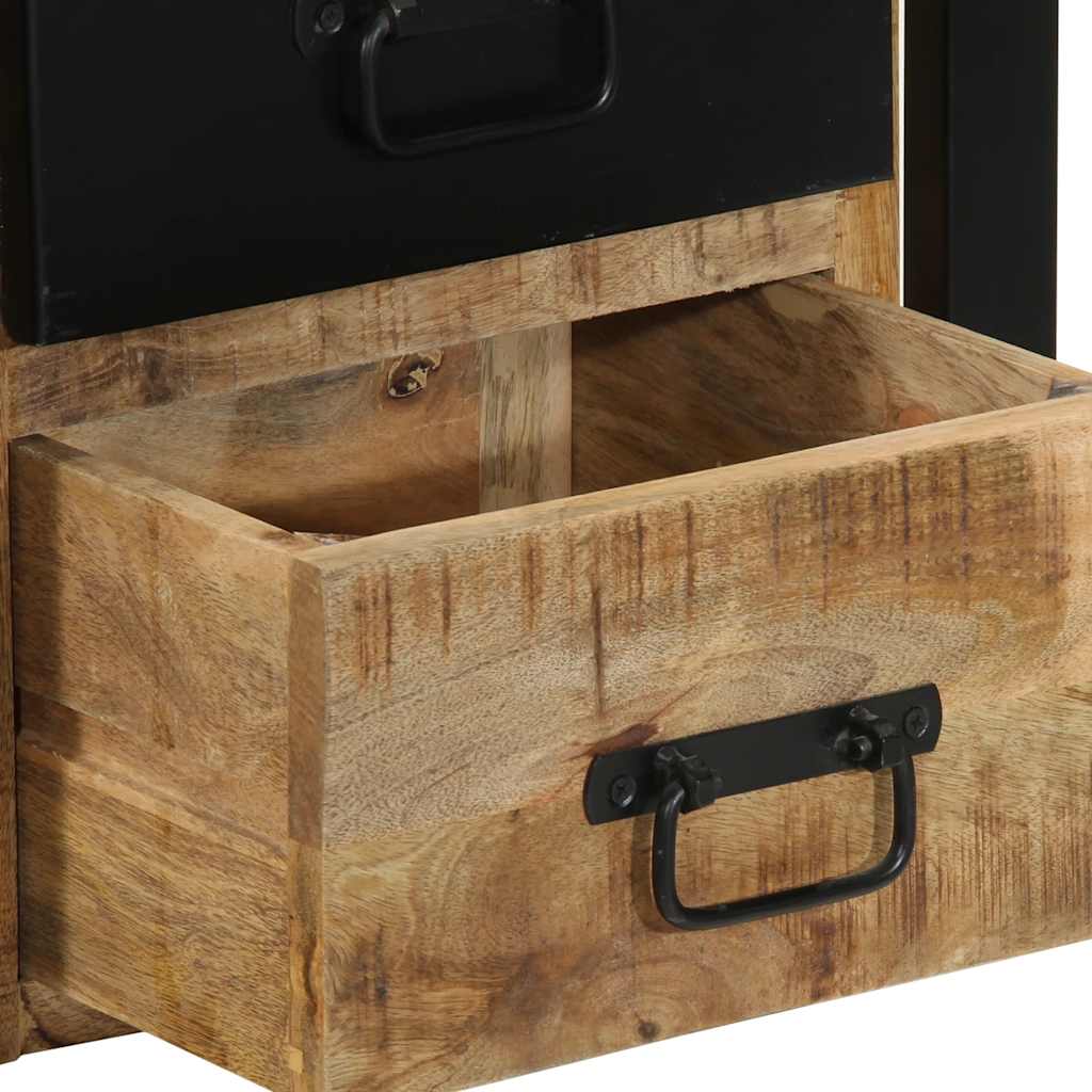 Nattbord 40x35x40 cm grovt heltre mangotre