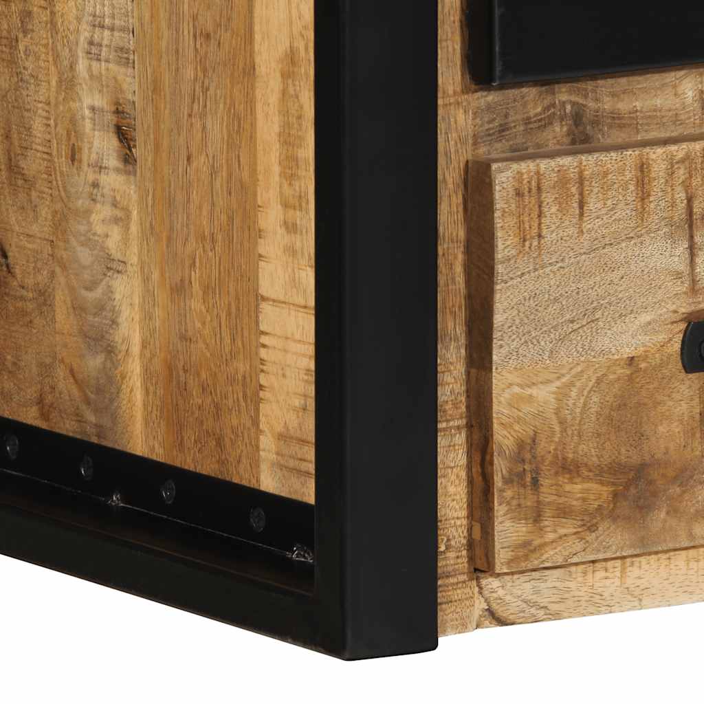 Nattbord 40x35x40 cm grovt heltre mangotre