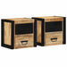 Nattskap 2 stk 40x35x40 cm grovt heltre mangotre