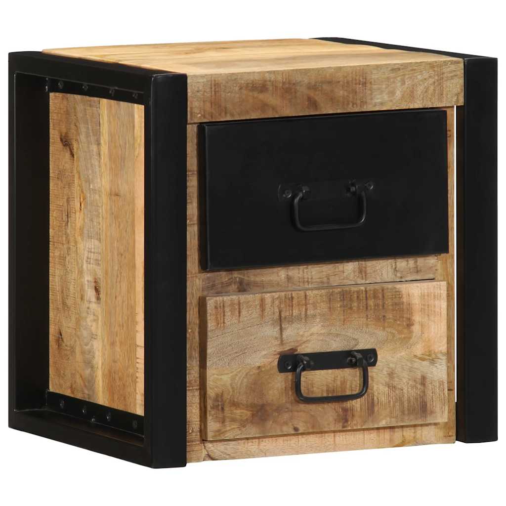 Nattskap 2 stk 40x35x40 cm grovt heltre mangotre