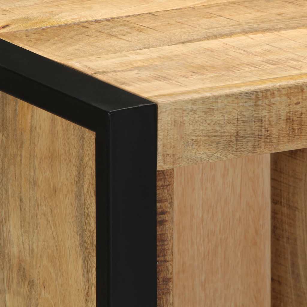 Nattskap 2 stk 40x35x40 cm grovt heltre mangotre