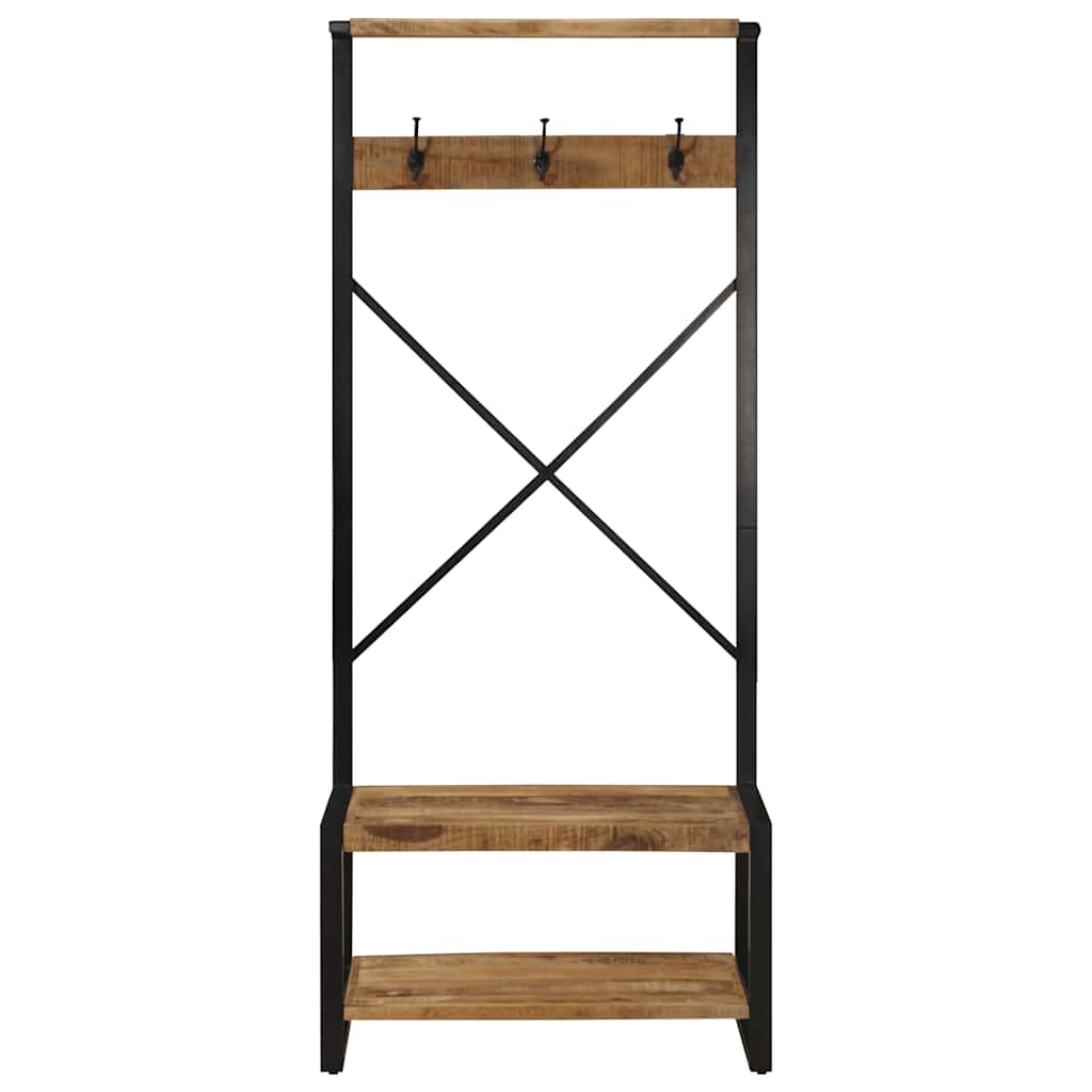 Klesstativ 80x40x190 cm heltre grovt mangotre