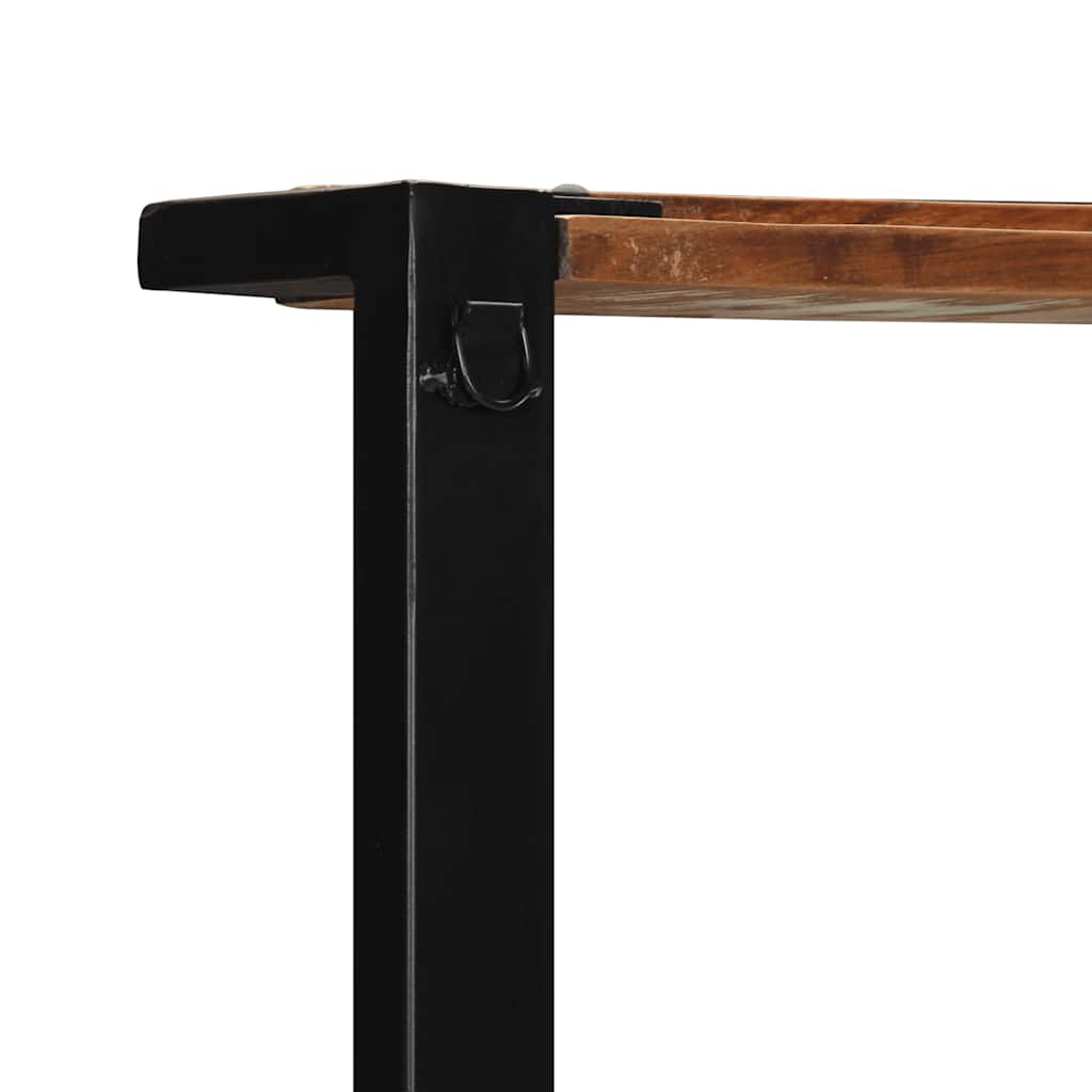 Klesstativ flerfarget 80x40x190 cm gjenvunnet heltre
